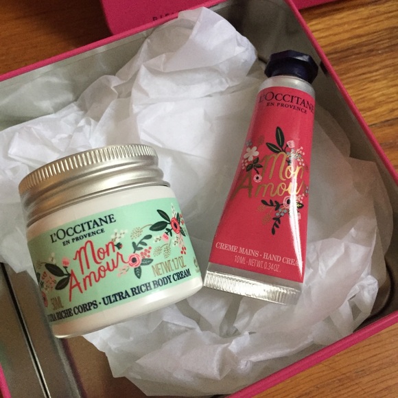 L’Occitane Mon Amour Rifle Paper Co Tin w minis - Picture 2 of 3